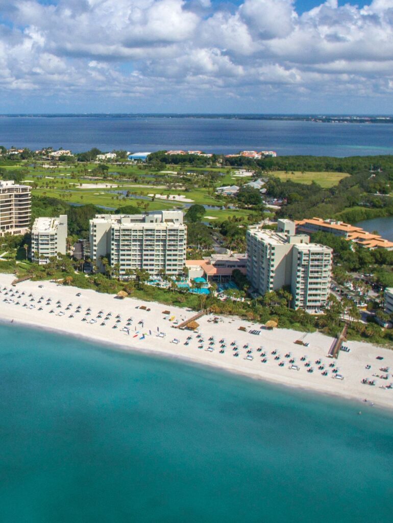 exterior shot of longboat key club