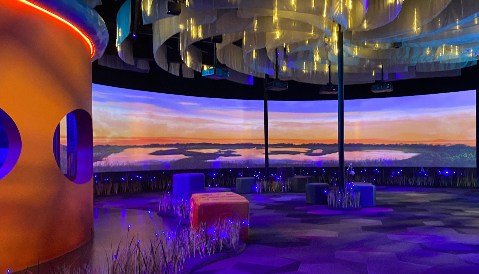 The sunset that plays on loop in 