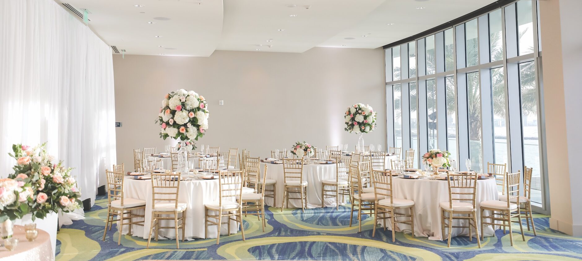 The Opal Ballroom at Opal Sands in Clearwater Beach, Florida.