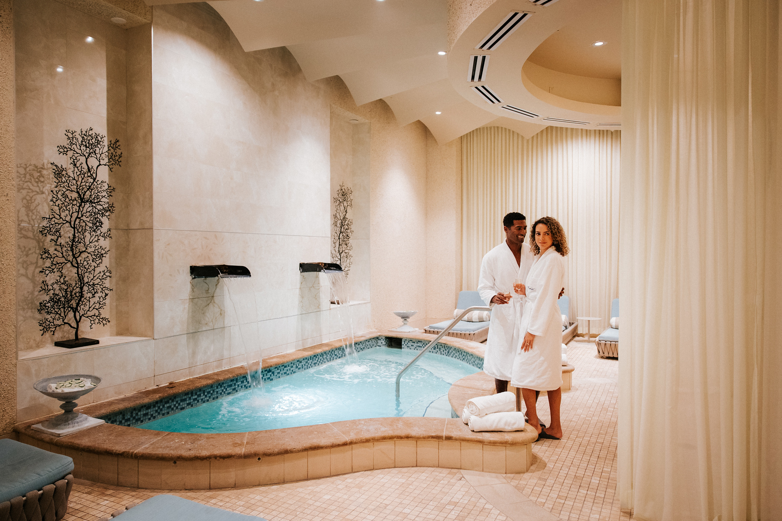 Couple at Sandpearl Spa