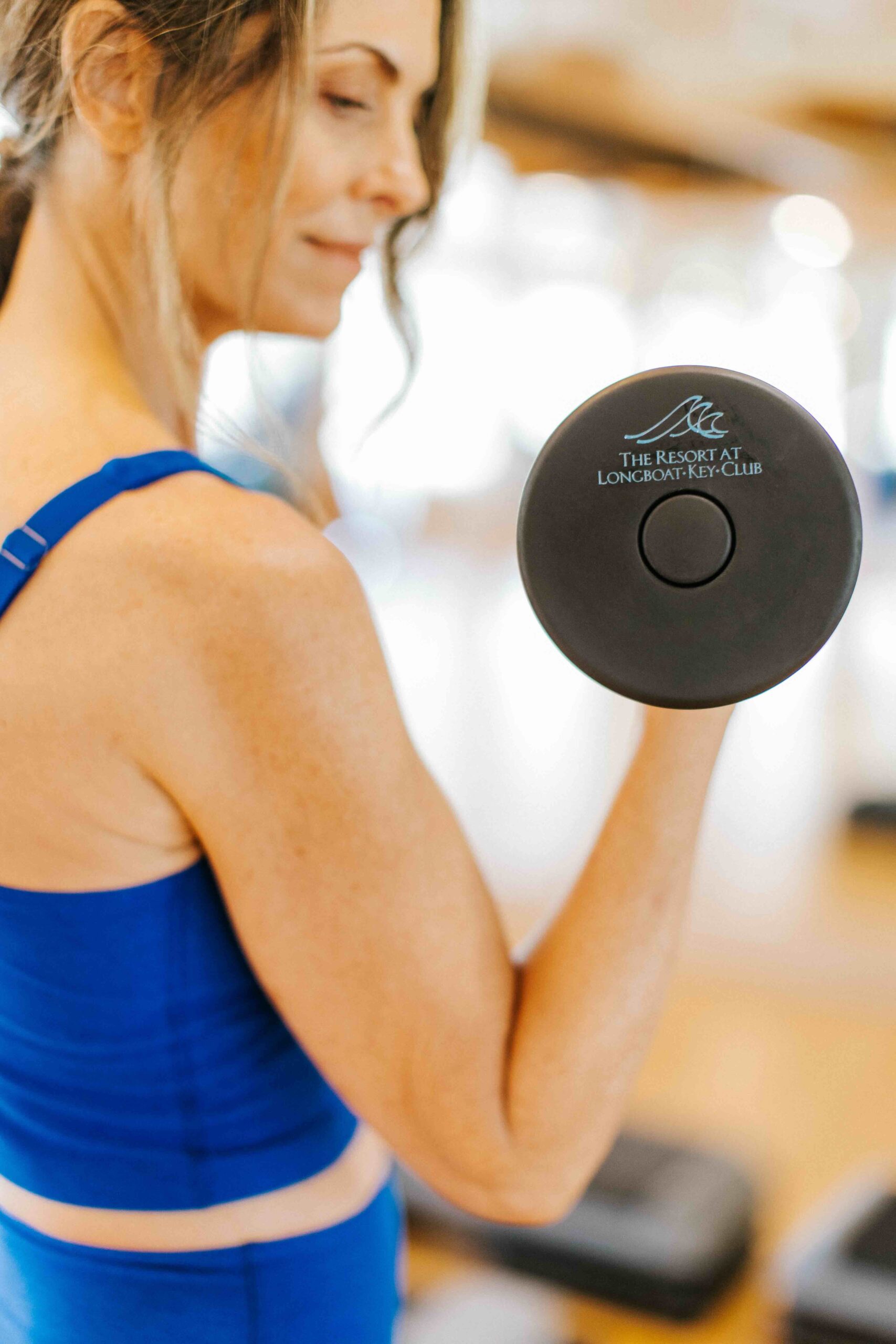 woman working out