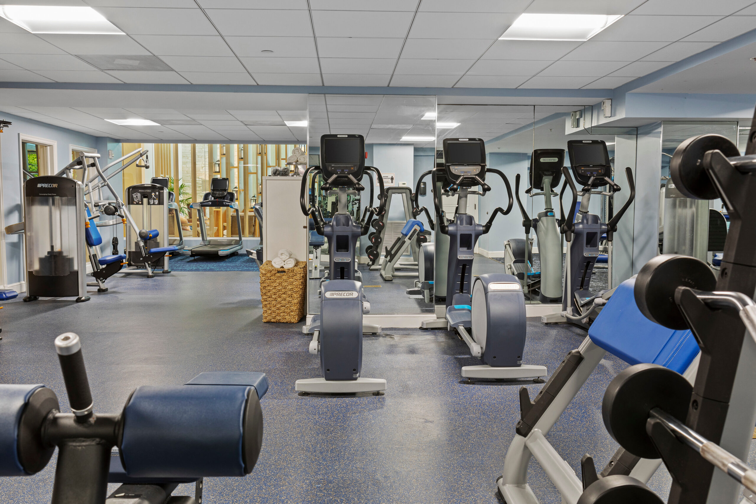 The gym at opal grand