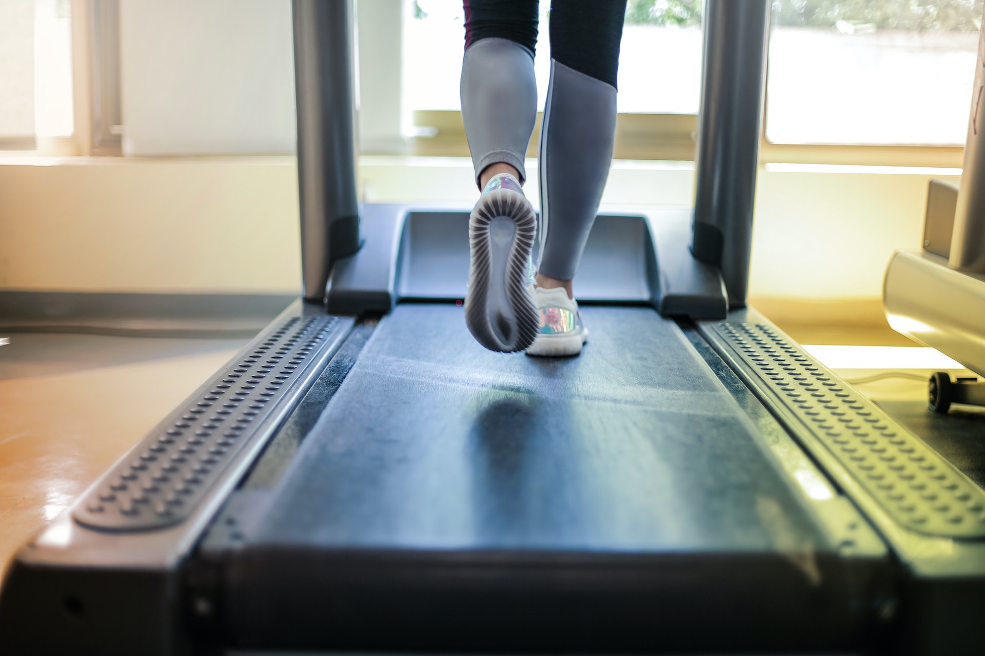 runner on treadmill