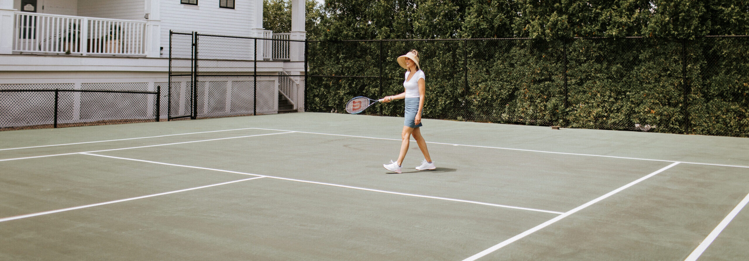 Tennis courts at Wentworth by the Sea