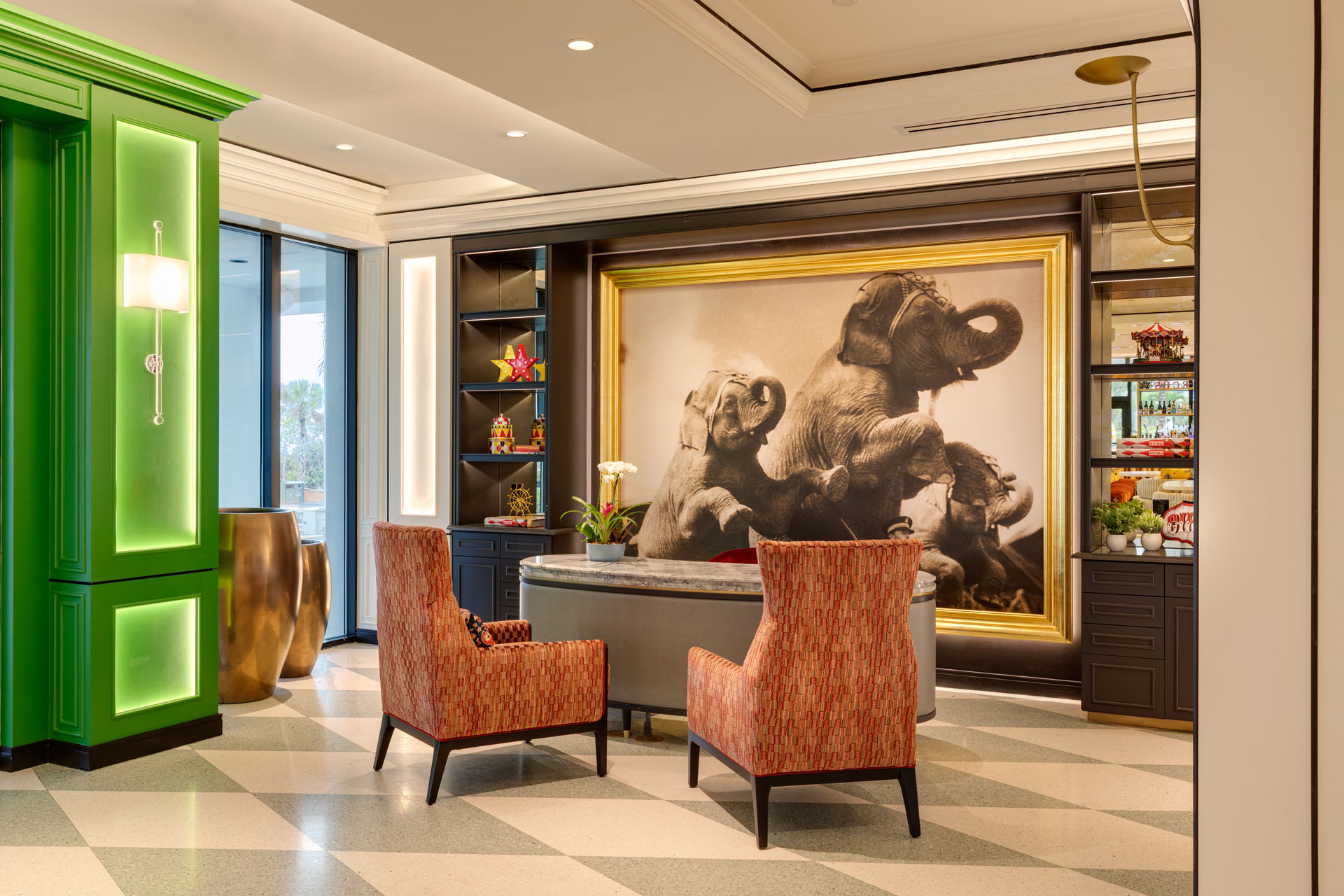 Cirque St Armands Hotel Concierge Desk in Lobby