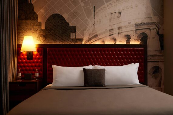 King bed in a studio suite accommodation at Bobby Nashville.